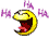 . ha .